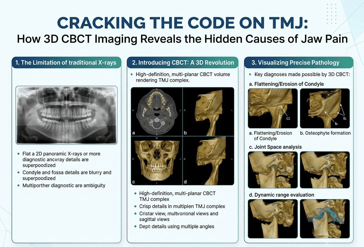 TMJ Disorders addressed by CBCT